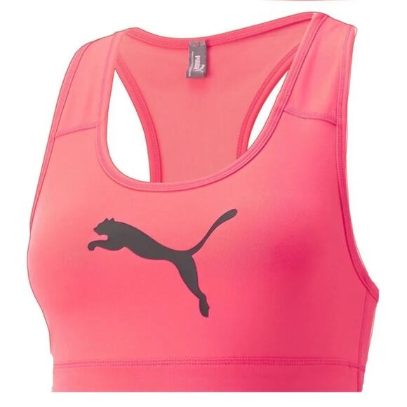 Puma Other - NWT Puma Sports Bra 4Keeps Sunset Pink Mesh Racerback Mid-Impact Womens Large